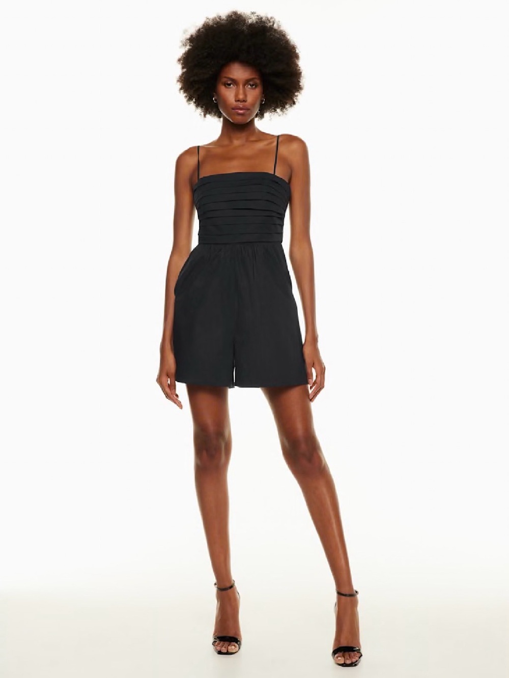 Aritzia Babaton Abacus Poplin Romper